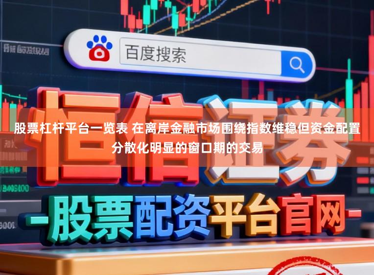 股票杠杆平台一览表 在离岸金融市场围绕指数维稳但资金配置分散化明显的窗口期的交易