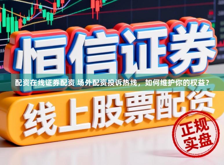 配资在线证券配资 场外配资投诉热线，如何维护你的权益？