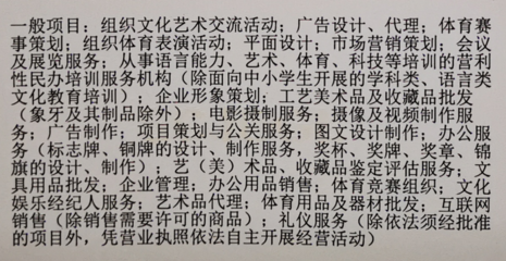 老师 您看看这个营业范围,可以进行培养网红业务和开直播带货的吧?